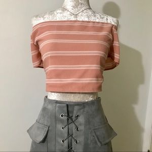 Stripped Crop Top